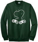 Heart Formed by Video Game Controllers Youth Sweatshirt Gamer