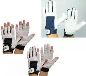 Kletterhandschuhe aus Leder, Echtleder Kraftsport Handschuhe mit / ohne Finger - Bild 1 von 18
