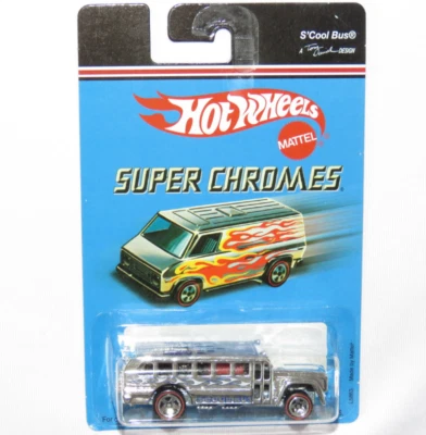 Vintage 2006 Hot Wheels Super Chromes - S'Cool Bus No. L5863 Sealed - Image 1 of 4