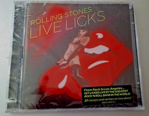 ROLLING STONES LIVE LICKS (2) CDs WITH HYPE STICKER - SEALED - Imagen 1 de 3