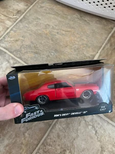 JADA FAST & FURIOUS MOVIE DOM'S CHEVY CHEVELLE SS 1/32 DIECAST CAR 97380 - Picture 1 of 1