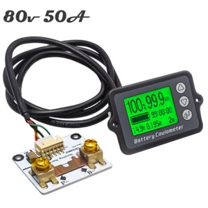 DC8-120V 50A TK15H Professional Precision Battery Tester Coulometer Voltmeter - Picture 1 of 12