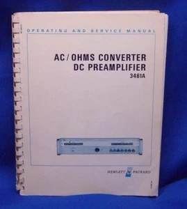 Manual de servicio convertidor/preamplificador HP 3461A - Imagen 1 de 1