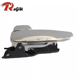 For 01-05 Hyundai Sonata Inside Inner Chrome Front Rear Left Driver Door Handle - Picture 1 of 6