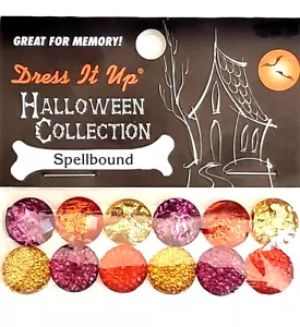Jesse James Dress It Up Buttons HALLOWEEN Collection - SPELLBOUND - 12 pcs - Picture 1 of 2