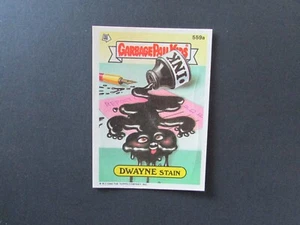1988 Topps Garbage Pail Kids 14th Series 14 Card 559a Dwayne Stain - Picture 1 of 2