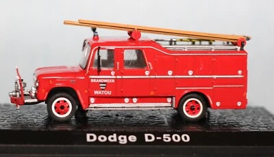 ATLAS EDITIONS CLASSIC FIRE ENGINES 1:76 4144111 DODGE D500 RESPOSTA RÁPIDA NA CAIXA - Imagem 1 de 4