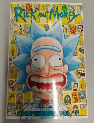RICK AND MORTY COMPENDIUM TPB VOLUME #1 (2023) - ONI PRESS BRAND NEW ZAC GORMAN