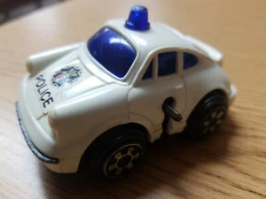 Jimson (Hong Kong) White Porsche Carrera RS Police Plastic/Wind-Up 1:40 #302 Rar - Picture 1 of 10