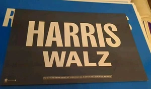Vice President Kamala Harris 2024 Official Campaign Rally Sign Poster Tim Walz - Picture 1 of 1