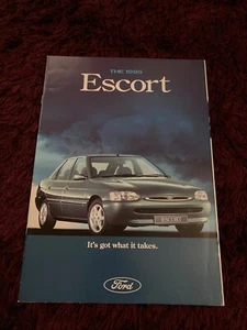 Ford Escort MK6 Brochure 1995 - UK Issue, Dated Feb 1995 inc Si, Ghia, Cabriolet - Picture 1 of 1