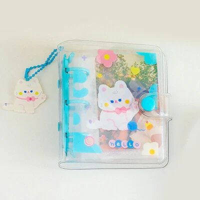 ПВХ фотокарта мини альбом фотоальбом ручной счет книга переплет марка коллекции ☽ - Изображение 1 из 4