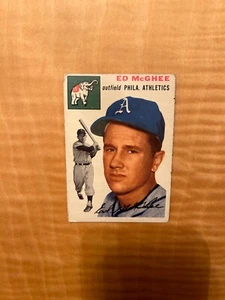 1954 TOPPS BASEBALL #215 ED McGHEE!! $1 SHIPPING!! - Picture 1 of 2