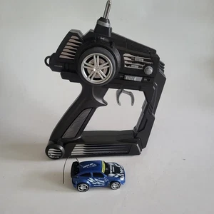 Silverlit X-Trek Pro RC Racing Radio Remote Control Blue Car 1:60 27Mhz  - Picture 1 of 9