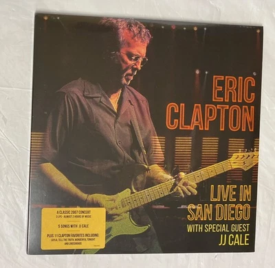Eric Clapton Live in San Diego With Special Guest JJ Cale Vinyl 3 LP Record New! - Image 1 of 4