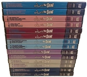 The Saint 14 Disc Set DVD Roger Moore 1966 A&E Megaset The Ultimate Collection - Imagen 1 de 9