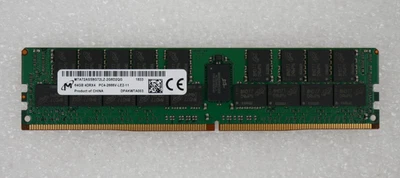 Micron MTA72ASS8G72LZ-2G6D2 64GB 4DRX4 PC4-2666V DDR4 ECC Reg Server Memory RAM - Image 1 of 2