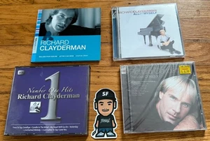 LOT 4 RICHARD CLAYDERMAN CD MUSIC ALBUM LOVE COLLECTION ALL BY MYSELF #1 HITS - Picture 1 of 4