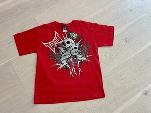 NWT Vintage Tapout Shirt Youth X-Large Gray MMA Grunge Y2K Skater Cyber Goth NEW - Picture 1 of 7