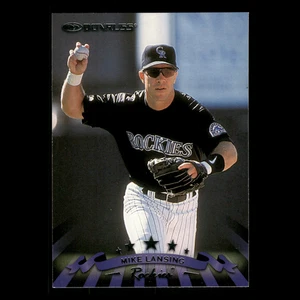 Tarjeta de béisbol Mike Lansing #256 1998 Donruss Colorado Rockies MLB - Imagen 1 de 3