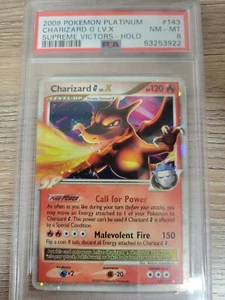 Charizard G Lv.X 143/147 Holo PSA 8 Supreme Victors Pokemon *Wirbeln* - Bild 1 von 2
