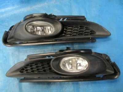 Genuine Honda CR-Z CRZ ZF1 Fog Lights Right Left Set with Bezel JDM OEM USED - Image 1 of 4