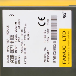 FANUC A06B-6077-H106 USED SERVO AMPLIFIER A06B6077H106 1 YEAR WARRANTY - Picture 1 of 6