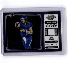 2023 Panini Chronicles Draft Picks CONTENDERS OPTIC COLLEGE TICKET #3 WILL LEVIS