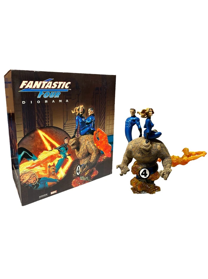 Sideshow Collectibles Fantastic Four Diorama Statue Marvel Sample - Image 1 of 4