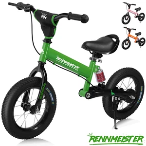 Rennmeister® Kinder Laufrad 3 Jahre 12 Zoll Luftreifen Höhenverstellbar Fahrrad - Bild 1 von 12