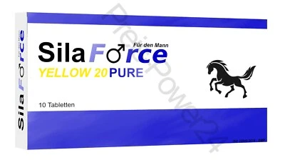 ⭐⭐⭐⭐⭐ SILAFORCE - FÜR MÄNNER - 10 TABLETTEN - YELLOW HERBAL VIDA 20 ⭐⭐⭐⭐⭐