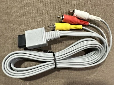 BRAND NEW - OEM Nintendo Wii And Wii U Audio Video AV Cable Cord - Image 1 of 3