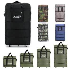 3-lagig erweiterbar Seesack Koffer faltbar Rollen Rollen Gepäck Tasche - Bild 1 von 48