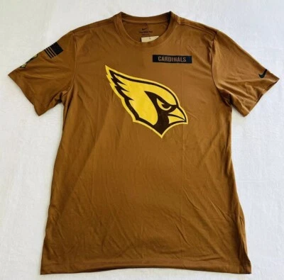 Nike Arizona Cardinals Hombre’s 2XL Salute to Service Marrón Dri-Fit Camiseta Nueva Foto 1 de 4