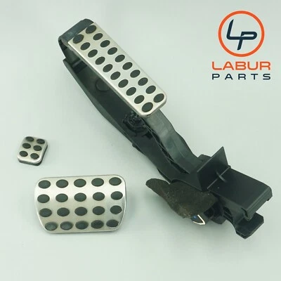 +A383 W209 C209 MERCEDES 03-09 CLK CLASS PEDAL DE ACELERAÇÃO A GÁS COM TAMPAS DE FREIO - Imagem 1 de 4