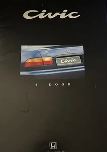 Folleto de ventas de autos originales Honda Civic 4 puertas coleccionable - Imagen 1 de 1