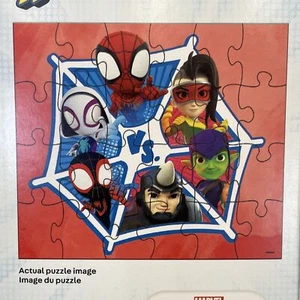 Marvel Spidey And Friends Web Puzzle 24 Pc 10”x9” - Picture 1 of 3