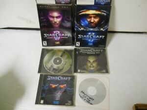 StarCraft II PC CD-ROM Videospiele Bundle Erweiterungspakete Boxen Notizblöcke Schlüssel 