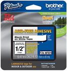 Brother TZeAF231 1/2" (12mm) Acid Free Adhesive P-touch Tape PT340, PT-340