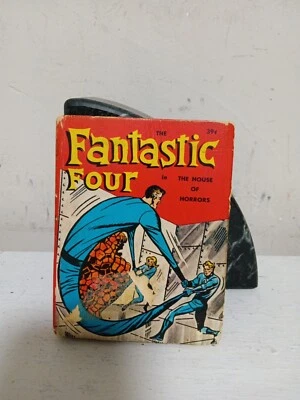 Fantastic Four in The House of Horrors 1968 Whitman Big Little Book en muy buena condición Foto 1 de 3