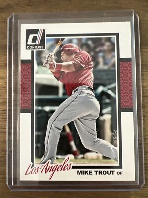 Mike Trout - 2014 Panini Donruss #301    Los Angeles Angels   MVP           D316 - Image 1 of 2