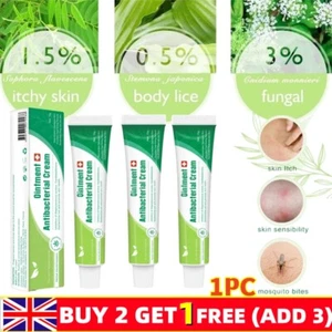 Antibiotic Cream for Skin Infection, Anti Itch Cream Soothing Ointment for Sensi - Picture 1 of 8