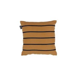 KAAT Amsterdam Myron Brown Stripe Square Filled Cushion 40cm x 40cm - Picture 1 of 5