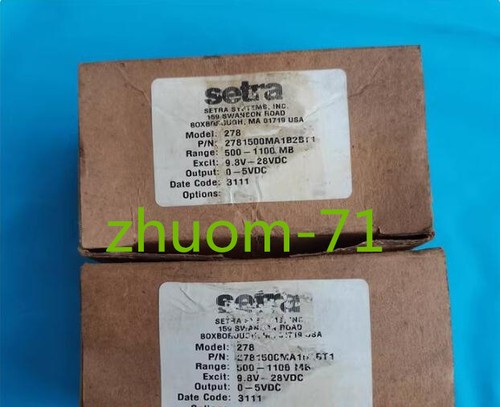 1PC Setra atmospheric pressure sensor pressure transmitter 278 500 ...
