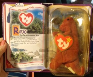 Ty 1999 Rex the Tyrannosaurus Rex Beanie Baby - Picture 1 of 5