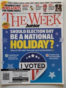 SHOULD ELECTION DAY BE A NATIONAL HOLIDAY? October 7, 2022 THE WEEK Magazine - Picture 1 of 1