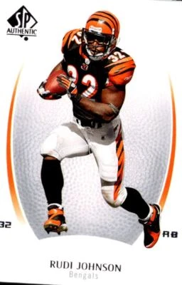 2007 SP Authentic Rudi Johnson Cincinnati Bengals #79 - Image 1 of 2