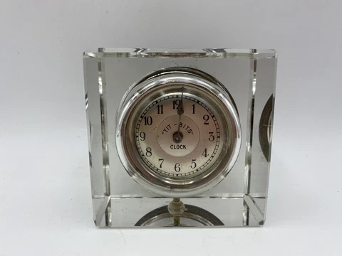 Vintage Tit-Bits Clock in Acrylic Rare Cover