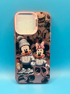 New Mickey & Minnie Mouse 13 Pro iPhone Case Pink - Picture 1 of 3