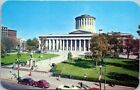 Ohio State Capitol Oldtimer McKinley Statue Columbus Vintage Chrom Postkarte B4
